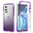 Coque Ultra Fine Transparente Souple Housse Etui 360 Degres Avant et Arriere Degrade JX1 pour OnePlus 9 Pro 5G Violet