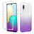 Coque Ultra Fine Transparente Souple Housse Etui 360 Degres Avant et Arriere Degrade JX1 pour Samsung Galaxy A02 Violet