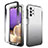 Coque Ultra Fine Transparente Souple Housse Etui 360 Degres Avant et Arriere Degrade JX1 pour Samsung Galaxy A32 4G Noir