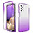 Coque Ultra Fine Transparente Souple Housse Etui 360 Degres Avant et Arriere Degrade JX1 pour Samsung Galaxy A32 4G Violet