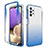 Coque Ultra Fine Transparente Souple Housse Etui 360 Degres Avant et Arriere Degrade JX1 pour Samsung Galaxy A32 5G Bleu