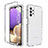 Coque Ultra Fine Transparente Souple Housse Etui 360 Degres Avant et Arriere Degrade JX1 pour Samsung Galaxy A32 5G Petit