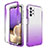 Coque Ultra Fine Transparente Souple Housse Etui 360 Degres Avant et Arriere Degrade JX1 pour Samsung Galaxy A32 5G Violet