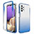 Coque Ultra Fine Transparente Souple Housse Etui 360 Degres Avant et Arriere Degrade JX1 pour Samsung Galaxy M32 5G Bleu