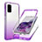 Coque Ultra Fine Transparente Souple Housse Etui 360 Degres Avant et Arriere Degrade JX1 pour Samsung Galaxy S20 Plus Violet