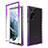 Coque Ultra Fine Transparente Souple Housse Etui 360 Degres Avant et Arriere Degrade M01 pour Samsung Galaxy S21 Ultra 5G Violet