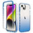 Coque Ultra Fine Transparente Souple Housse Etui 360 Degres Avant et Arriere Degrade pour Apple iPhone 15 Bleu