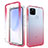 Coque Ultra Fine Transparente Souple Housse Etui 360 Degres Avant et Arriere Degrade pour Google Pixel 4a 5G Rouge