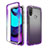 Coque Ultra Fine Transparente Souple Housse Etui 360 Degres Avant et Arriere Degrade pour Motorola Moto E20 Petit