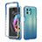 Coque Ultra Fine Transparente Souple Housse Etui 360 Degres Avant et Arriere Degrade pour Motorola Moto Edge 20 Lite 5G Bleu