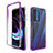 Coque Ultra Fine Transparente Souple Housse Etui 360 Degres Avant et Arriere Degrade pour Motorola Moto Edge (2021) 5G Violet