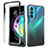 Coque Ultra Fine Transparente Souple Housse Etui 360 Degres Avant et Arriere Degrade pour Motorola Moto Edge Lite 5G Noir