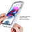 Coque Ultra Fine Transparente Souple Housse Etui 360 Degres Avant et Arriere Degrade pour Motorola Moto Edge S 5G Petit