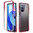 Coque Ultra Fine Transparente Souple Housse Etui 360 Degres Avant et Arriere Degrade pour Motorola Moto G Stylus (2022) 4G Rouge