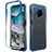 Coque Ultra Fine Transparente Souple Housse Etui 360 Degres Avant et Arriere Degrade pour Nokia X100 5G Bleu