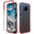 Coque Ultra Fine Transparente Souple Housse Etui 360 Degres Avant et Arriere Degrade pour Nokia X100 5G Rouge