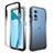 Coque Ultra Fine Transparente Souple Housse Etui 360 Degres Avant et Arriere Degrade pour OnePlus 9 5G Gris Fonce