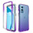 Coque Ultra Fine Transparente Souple Housse Etui 360 Degres Avant et Arriere Degrade pour OnePlus 9 5G Violet