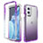 Coque Ultra Fine Transparente Souple Housse Etui 360 Degres Avant et Arriere Degrade pour OnePlus 9 Pro 5G Violet