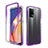 Coque Ultra Fine Transparente Souple Housse Etui 360 Degres Avant et Arriere Degrade pour Oppo Reno5 F Violet