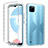 Coque Ultra Fine Transparente Souple Housse Etui 360 Degres Avant et Arriere Degrade pour Realme C25Y India Petit