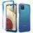Coque Ultra Fine Transparente Souple Housse Etui 360 Degres Avant et Arriere Degrade pour Samsung Galaxy A12 5G Bleu