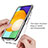 Coque Ultra Fine Transparente Souple Housse Etui 360 Degres Avant et Arriere Degrade pour Samsung Galaxy A22 5G Petit