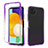 Coque Ultra Fine Transparente Souple Housse Etui 360 Degres Avant et Arriere Degrade pour Samsung Galaxy A22s 5G Violet