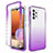 Coque Ultra Fine Transparente Souple Housse Etui 360 Degres Avant et Arriere Degrade pour Samsung Galaxy A32 4G Violet