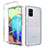 Coque Ultra Fine Transparente Souple Housse Etui 360 Degres Avant et Arriere Degrade pour Samsung Galaxy A71 4G A715 Clair