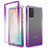 Coque Ultra Fine Transparente Souple Housse Etui 360 Degres Avant et Arriere Degrade pour Samsung Galaxy Note 20 5G Petit