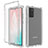 Coque Ultra Fine Transparente Souple Housse Etui 360 Degres Avant et Arriere Degrade pour Samsung Galaxy Note 20 5G Petit