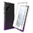 Coque Ultra Fine Transparente Souple Housse Etui 360 Degres Avant et Arriere Degrade pour Samsung Galaxy S21 Ultra 5G Petit