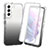 Coque Ultra Fine Transparente Souple Housse Etui 360 Degres Avant et Arriere Degrade pour Samsung Galaxy S22 5G Noir