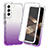 Coque Ultra Fine Transparente Souple Housse Etui 360 Degres Avant et Arriere Degrade pour Samsung Galaxy S24 5G Violet