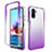 Coque Ultra Fine Transparente Souple Housse Etui 360 Degres Avant et Arriere Degrade pour Xiaomi Poco M5S Violet