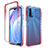 Coque Ultra Fine Transparente Souple Housse Etui 360 Degres Avant et Arriere Degrade pour Xiaomi Redmi 9 Power Rouge