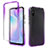 Coque Ultra Fine Transparente Souple Housse Etui 360 Degres Avant et Arriere Degrade pour Xiaomi Redmi 9A Violet