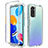 Coque Ultra Fine Transparente Souple Housse Etui 360 Degres Avant et Arriere Degrade pour Xiaomi Redmi Note 11 Pro 4G Clair