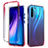 Coque Ultra Fine Transparente Souple Housse Etui 360 Degres Avant et Arriere Degrade pour Xiaomi Redmi Note 8 (2021) Rouge