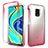 Coque Ultra Fine Transparente Souple Housse Etui 360 Degres Avant et Arriere Degrade pour Xiaomi Redmi Note 9 Pro Max Rouge