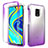 Coque Ultra Fine Transparente Souple Housse Etui 360 Degres Avant et Arriere Degrade pour Xiaomi Redmi Note 9 Pro Max Violet