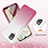 Coque Ultra Fine Transparente Souple Housse Etui 360 Degres Avant et Arriere Degrade YB1 pour Samsung Galaxy F12 Petit