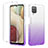 Coque Ultra Fine Transparente Souple Housse Etui 360 Degres Avant et Arriere Degrade YB2 pour Samsung Galaxy A12 Nacho Violet