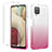 Coque Ultra Fine Transparente Souple Housse Etui 360 Degres Avant et Arriere Degrade YB2 pour Samsung Galaxy M12 Rose