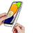 Coque Ultra Fine Transparente Souple Housse Etui 360 Degres Avant et Arriere Degrade ZJ1 pour Samsung Galaxy A03 Petit