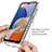 Coque Ultra Fine Transparente Souple Housse Etui 360 Degres Avant et Arriere Degrade ZJ1 pour Samsung Galaxy A15 4G Petit