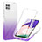 Coque Ultra Fine Transparente Souple Housse Etui 360 Degres Avant et Arriere Degrade ZJ1 pour Samsung Galaxy A22s 5G Violet