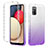 Coque Ultra Fine Transparente Souple Housse Etui 360 Degres Avant et Arriere Degrade ZJ2 pour Samsung Galaxy A03s Violet