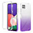 Coque Ultra Fine Transparente Souple Housse Etui 360 Degres Avant et Arriere Degrade ZJ2 pour Samsung Galaxy A22 5G Violet